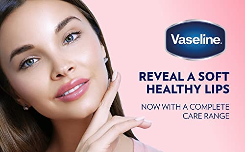 Vaseline Lip Therapy Lip Balm Mini, Rosy Lips | Lip Repair in a Container for Cracked, Dry Lip | Travel Size 0.25 oz (Pack of 4)
