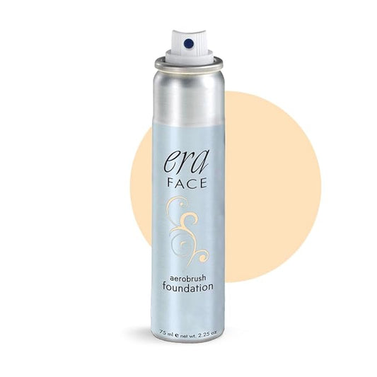ERA Face spray makeup (Y3 Butterscotch, 2.25 oz) - airbrush foundation, everyday, buildable, professional spray on cosmetics by Era Beauty