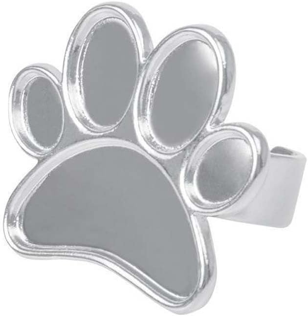 Mini Manicure Palette,4PCS Nail Display Board,Metal Nail Art Polish Holder,Paint Palette Finger Ring,Stainless Steel Makeup Mixing Palette Ring