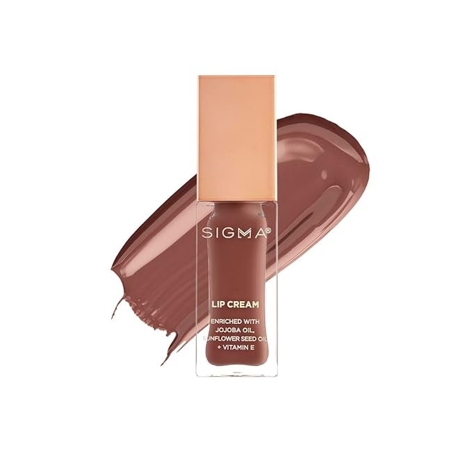 Sigma Beauty Lip Cream – Professional Liquid Lipstick Cream with an Ultra-Hydrating Formula and a Lustrous, Creamy Finish - Long Lasting, Lightweight & Non-Sticky Lip Creme (Dusty Rose)