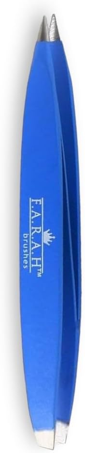 F.A.R.A.H Stainless Steel Z-Tweeze Dual Ended Precision Tweezers with Slanted and Pointed Tips