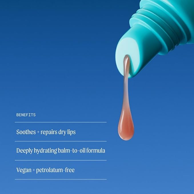 Kinship Supermelt Lip Plumping Jelly Mask - Moisturizing Daily Lip Treatment + Hyaluronic Acid - Hydrating + Exfoliating Lip Gloss - Soft, Smooth, Plump - Quick Melting Balm - Soothe Dry Lips (.3 oz)