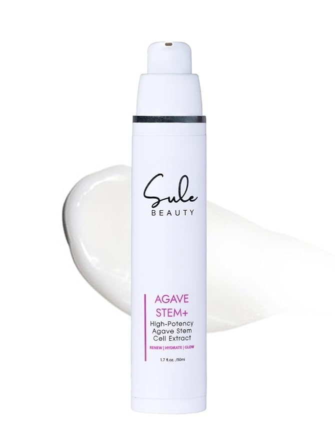 AGAVE STEM + GEL For Face – Groundbreaking Skin Care That Incorporates Agave Stem Cell Extract to Hydrate, Protect & Rejuvinate – Eliminates Fine Lines and Wrinkles – 1.7 Fl Oz