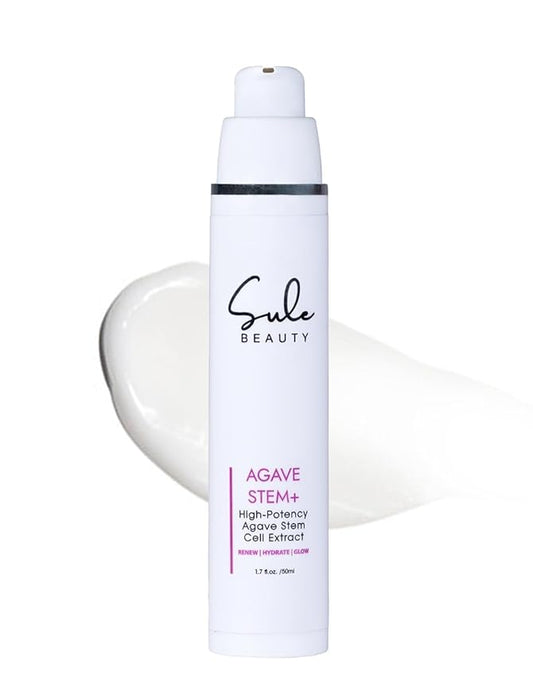 AGAVE STEM + GEL For Face – Groundbreaking Skin Care That Incorporates Agave Stem Cell Extract to Hydrate, Protect & Rejuvinate – Eliminates Fine Lines and Wrinkles – 1.7 Fl Oz