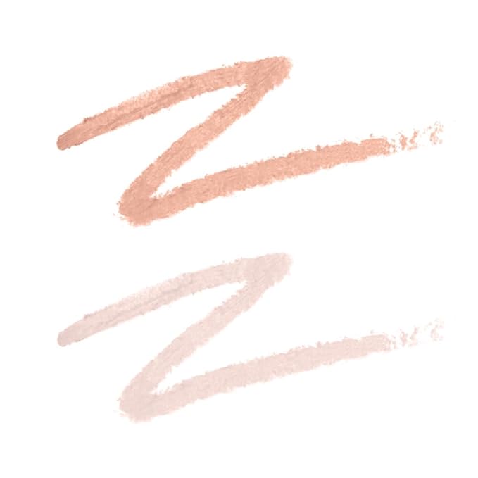 elke DUO BROW HIGHLIGHTER PENCIL (Cool | Blush - Champagne) soft shimmer sheen highlighter, concealer corrector