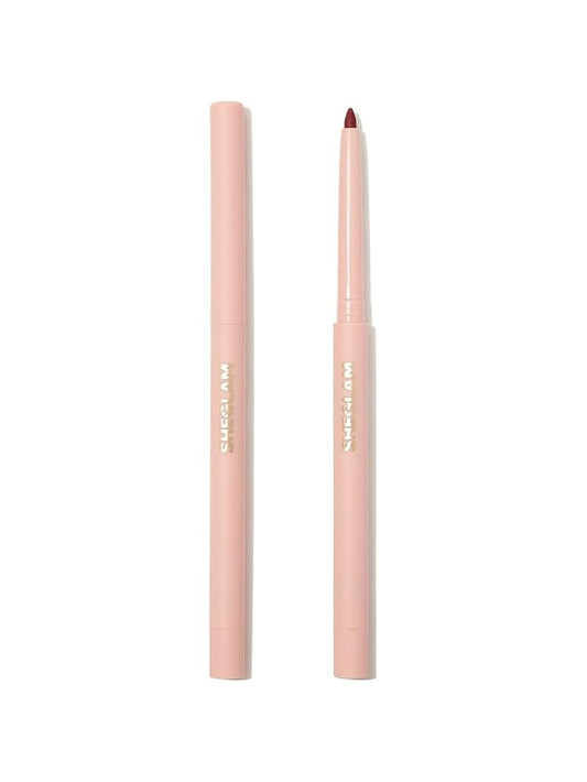SHEGLAM Lip Liner Creamy Matte Pencil High Pigment Not Easy to Fade Silky Smooth Matte Contour Tint Lip Makeup-Crimson