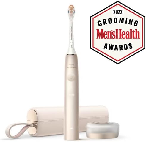 Philips Sonicare 9900 Prestige Rechargeable Electric Power Toothbrush with SenseIQ, Champagne, HX9990/11