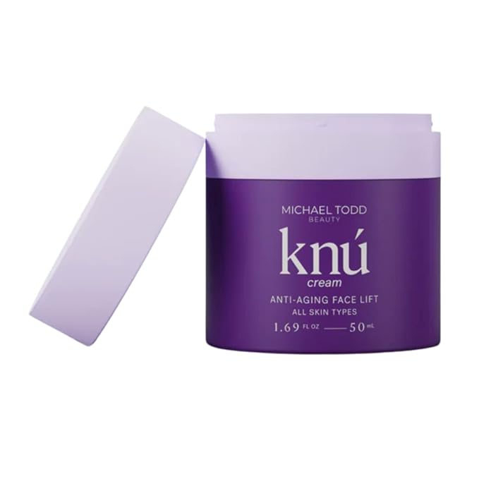 MICHAEL TODD Beauty KNU Cream – Face Lifting, Brightening & Tightening Cream – For Moisturizing & Rejuvenating – With Bakuchiol, Peptides & Snail Secretion – For All Skin Types – 1.68 fl oz/50 mL