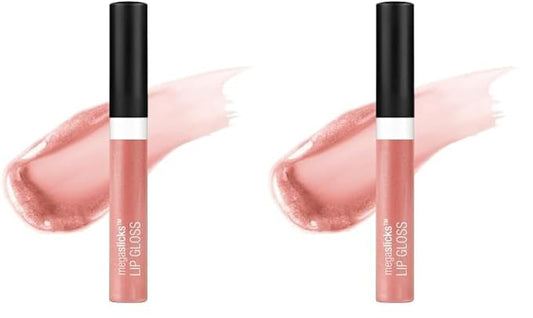 wet n wild MegaSlicks Lip Gloss Red Cherish (Pack of 2)