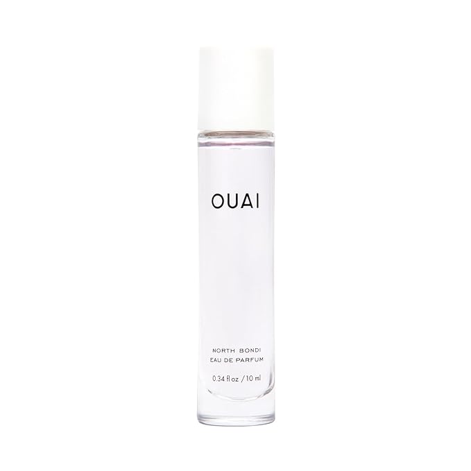 OUAI North Bondi Eau de Parfum Travel Size - Elegant Womens Perfume for Everyday Wear - Fresh Floral Scent has Notes of Lemon, Jasmine & Bergamot with Delicate Hints of Violet and White Musk (.34 Oz)