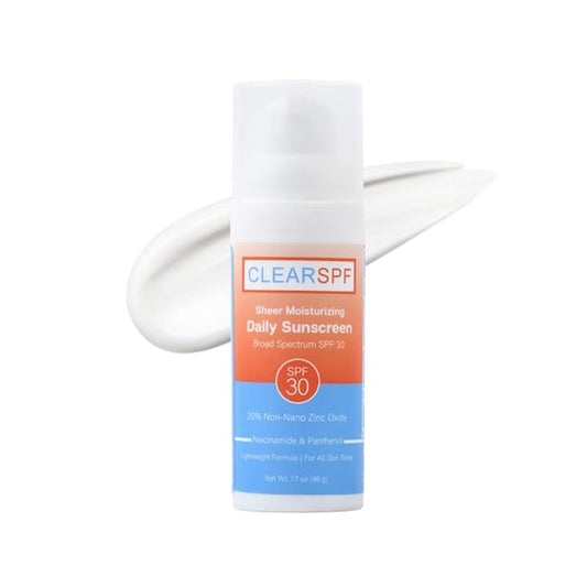 ClearSPF Daily Moisturizing Sunscreen (Sheer) - Expires 05/31/2026