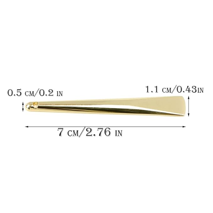 AKOAK 4 Pieces Metal Makeup Spatula, Makeup Spoon/Applicator, Reusable Mask Spoon for Creams, Blends, Lotions, Skin Creams, Moisturizers, Home Salons