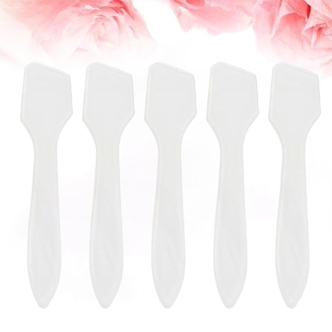 Healifty 50pcs Makeup Spatula Tool Scoop Beauty Tools