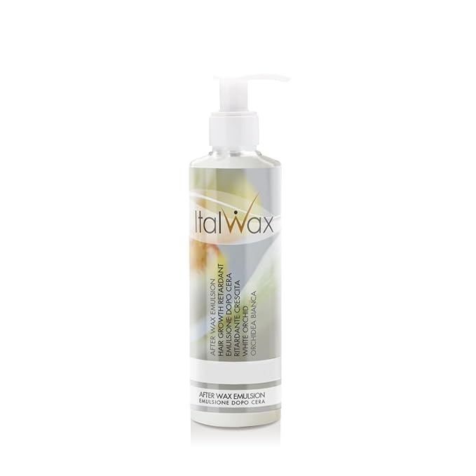 Italwax After Wax Care Lotion - 250ml / 8.45fl.oz - Hair Growth Retardant - White Orchid - Moisturizing and removing waxing residues
