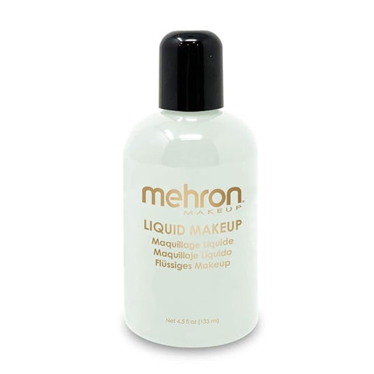Mehron Makeup Liquid Makeup | Face Paint and Body Paint Perfect for Halloween, Cosplay I Air Brush Compatible 4.5 oz (133 ml) (GLOW IN THE DARK)