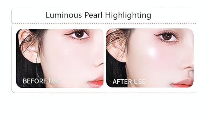 4-in-1 Face Contour Palette, Matte and Shimmer Shades with Highlighter, Brown and Beige(2 pack)