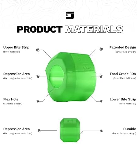 Jawzrsize Pop 'N Go Jaw, Face, and Neck Exerciser - Define Your Jawline, Slim and Tone Your Face, Look Younger and Healthier - Helps Reduce Stress and Cravings - Facial Exerciser