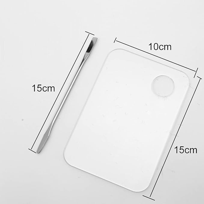 Set of 2 Acrylic Makeup Palette and Metal