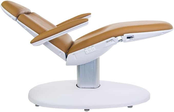 SKINACT Venus Camel Orange Electric Medical Spa Treatment Table/Chair with Free Hand Remote Control