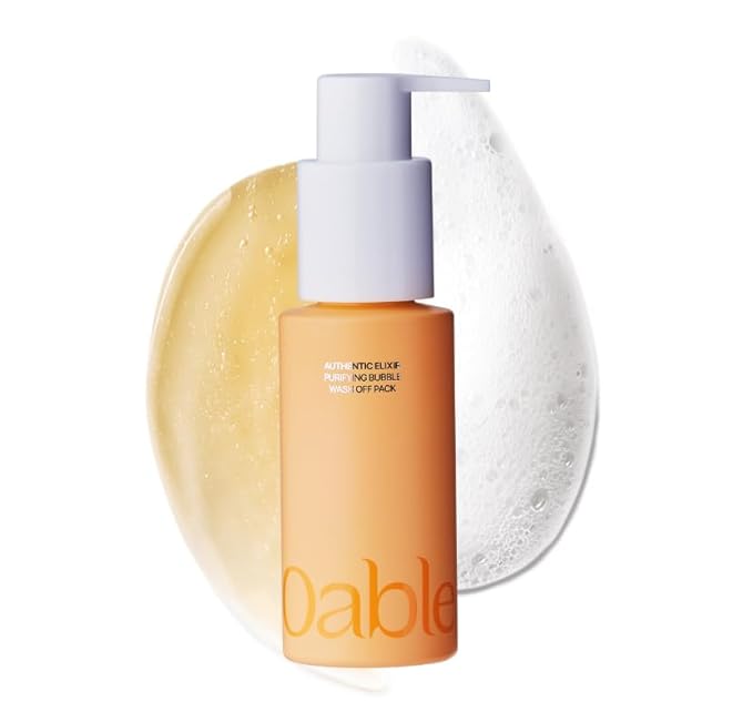 Authentic Elixir Purifying Bubble Wash-Off Pack (95 ml / 3.2 fl.oz) | Apple Cider Vinegar Bubble Mask for Gentle Pore, Skin Barrier Care, Oil Control, Korean Skincare