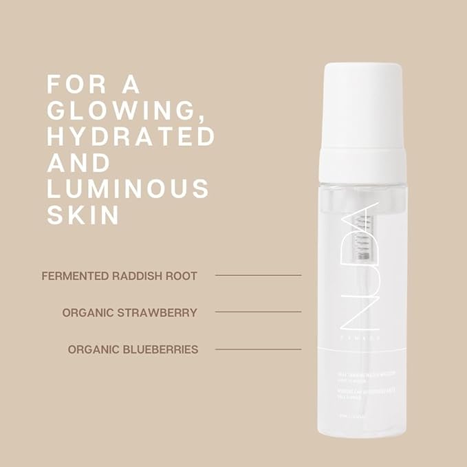 Nuda Self Tanning Water Mousse - Light to Medium | Streak & Transfer-Free Clear Self Tanner | Hydrating Sunless Tanner for a Natural Look | Lightweight Fragrance-Free Self Tanning Mousse, (6.4 Fl Oz)