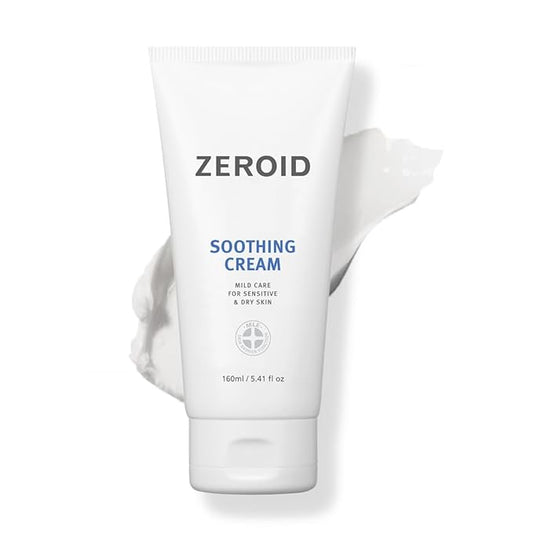 ZEROID | Soothing Cream | Face Moisturizer for Sensitive Skin | Face Cream for Skin Barrier Repair | Face Lotion for Soothing & Calming | Dermocosmetic Face Cream | Korean Skincare | 2.7 fl oz (80ml)