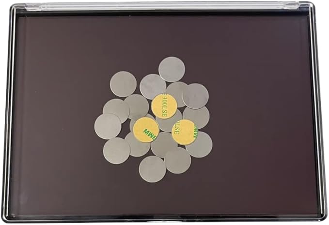 XL Large Empty Magnetic Makeup Eyeshadow Palette with Clear Cover and 20pcs Adhesive Stickers for DIY Your Own Eyeshadow, Blush Palette 9.25'' x6.57''