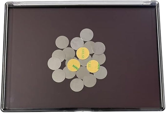 XL Large Empty Magnetic Makeup Eyeshadow Palette with Clear Cover and 20pcs Adhesive Stickers for DIY Your Own Eyeshadow, Blush Palette 9.25'' x6.57''