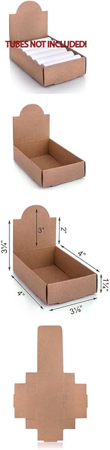White Arched Lip Balm Tube Display