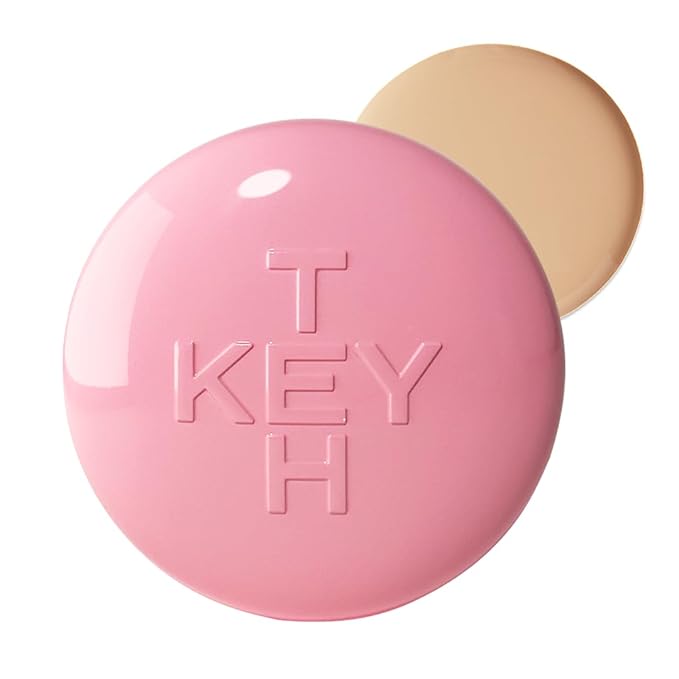 KEYTH PINK MAGNET CUSHION #01 IVORY BEIGE (15G, 0.52 OZ.) / Magnetic Adherence, Dewy Radiance, 77% moisture essence, Glow Film Complex, Skin Film Polymer