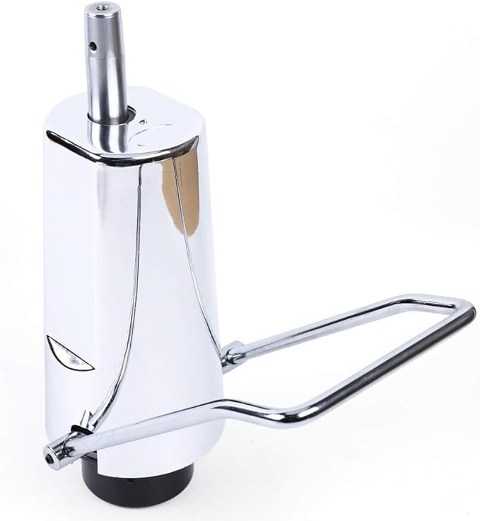 DYNAMI Salon Chair Hydraulic Pump with Base,Barber Chair Base Replacement 4 Screws Barber Chair Hydraulic Pump,Load 661lbs,for Beauty Salon Barber Hairdressing Styling Chairs(4.3in Adjustable Height)