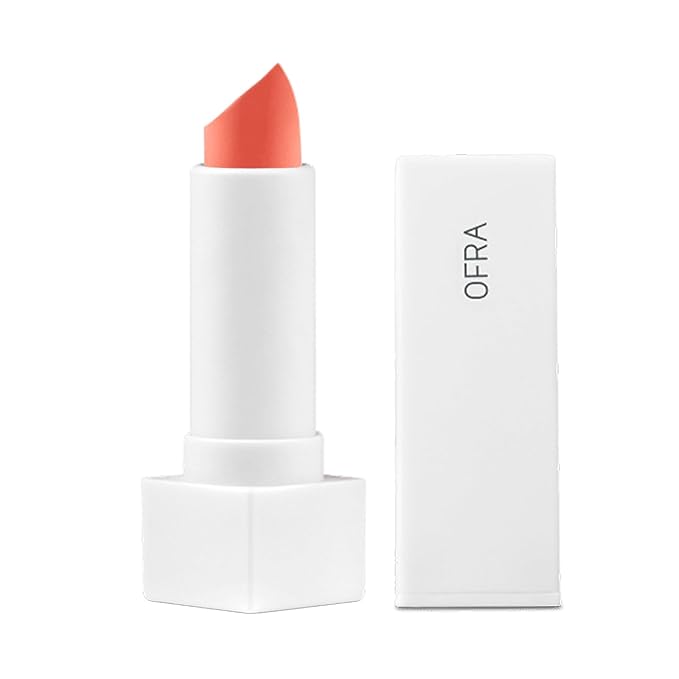 Ofra Peach Glow | Long Lasting & Extremely Pigmented Lipstick | Moisturizing Formula for Smooth, Hydrated Lips | Bold, Vibrant Color with All-Day Wear | 4.5g 0.16oz