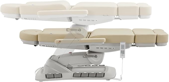 Dir Beauty Spa Medical Treatment Bed 4 Motor Electrical Facial Medical Spa Tables with Rotating Seat Aurora