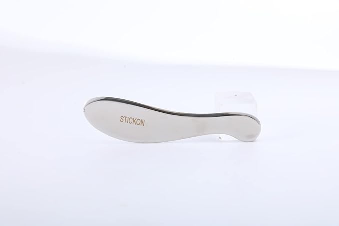 STICKON Stainless Steel Gua Sha 2 in 1 Scraping Massage Tools Scar Tissue Tool, Physical Therapy Tools IASTM Tools Soft Tissue Massage Tool, Guasha Tool for Body (STICKON-35)