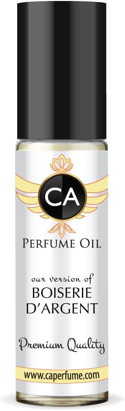 CA Perfume Club Impression of Christian D Boiserie D'argent For Women & Men Replica Fragrance Body Oil Dupes Alcohol-Free Essential Aromatherapy Sample Travel Size Attar Roll-On 0.3 Fl Oz-X1