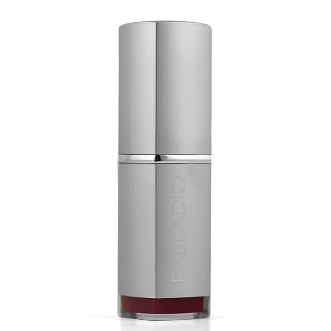 Palladio Herbal Lipstick, Rich Pigmented and Creamy Lip Color, Infused with Safflower, Ginseng, Ginkgo Biloba, Camellia and Aloe, Prevents Lips from Drying, Combats Fine Lines, Long Lasting, Cameo