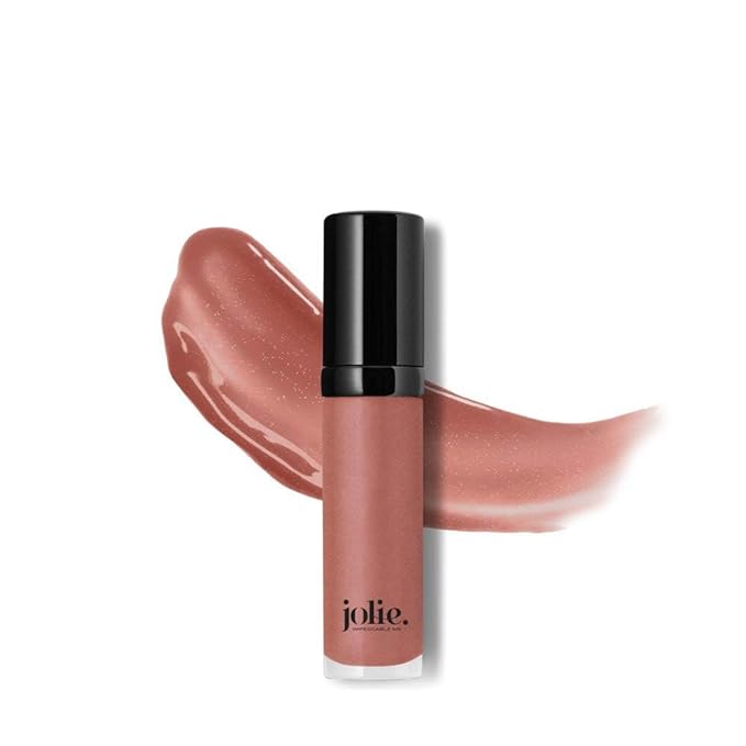 Jolie Super Hydrating Luxury Lip Gloss - Intense pigment W/Superior Shine (Nude Nature)