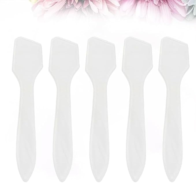 Healifty 50pcs Makeup Spatula Tool Scoop Beauty Tools
