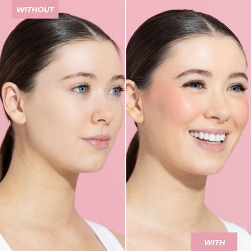 MCoBeauty - Loose Powder Cool & Set - Rose Pink Shade - Finely Milled Water-Based Setting Powder with Hyaluronic Acid, Glycerin & Vitamin E - Vegan, Cruelty Free Cosmetics - Face Makeup