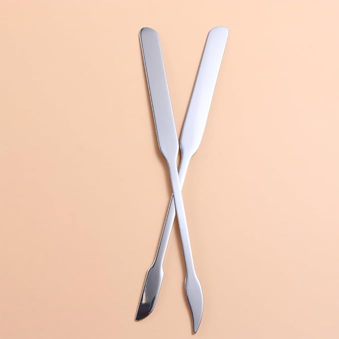 3pcs Cosmetic Mixing Makeup Spatula Nail Art Palette,Spoon