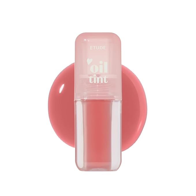 ETUDE Dear Darling Oil Tint #7 Honey Vanilla 4.2g | High Moisturizing and Strong Hydrating Lip Oil/Lip Gloss | Smooth and Moist Lips | Non-Sticky Lip Oil Tint For Dry Lips | Korean Makeup