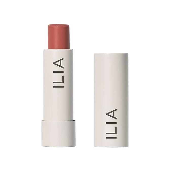 ILIA - Balmy Tint Hydrating Lip Balm | Non-Toxic, Cruelty-Free, Moisturizing + Sheer, Buildable Lip Color (Hold Me, 0.15 oz | 4.4 g)