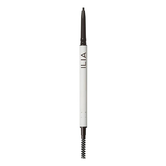 ILIA - In Full Micro-Tip Brow Pencil | Non-Toxic, Vegan, Cruelty-Free, Clean Makeup (Soft Black)