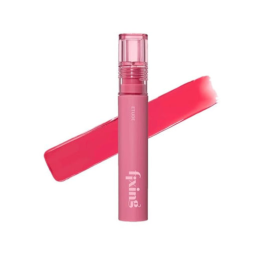 ETUDE Fixing Tint #10 Smoky Cherry (4g) | Long Lasting High Pigmented Liquid Lipstick | Waterproof Lightweight Matte Finish Lip Stain | Full Coverage | Korean Makeup, Kbeauty
