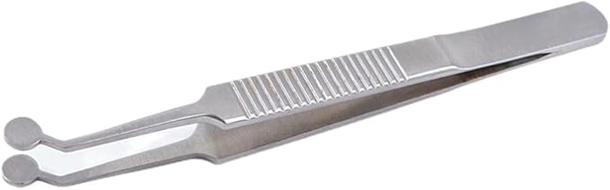 Titanium alloy Eyelid Massage tweezers,Meibomian gland Expressor Dry Eye Relief Eyelid Gland Care sterile Cleaning Kit Eye Stye Treatment Chalazion Remover Meibomian gland forceps