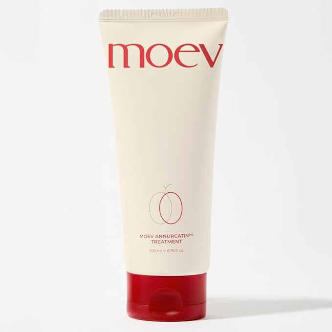 MOEV ANNURCATIN Hair Treatment Mask, Korean Wash-Off Hair Care Mask Apple Deep Damage Conditioner Sulfate-Free with Thickening Moisturizing for Damaged Thin Dry Hair, 6.76 fl.oz. (Apple & Vanilla)
