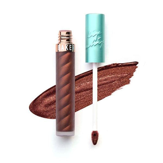 Beauty Bakerie Lip Whip Liquid Lipstick for Women, Waterproof Lip Gloss, Tint, Stain Long Lasting Hydrating Moisturizer, Matte or Metallic, 3.5mL, Cinnamon Roll