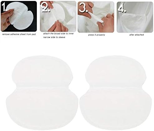 for Under Breasts, Disposable Underarm Sweat Absorbent Pads Unisex Cotton Armpit Sweat Guard (20PCS)