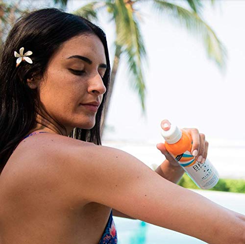 Bare Republic Mineral Sunscreen SPF 30 Sunblock Spray, Sheer and Non-Greasy Finish, Coconut Mango Scent, 6 Fl Oz