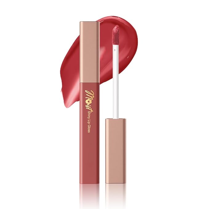 12 Colors Lip Gloss Set, High-Shine Waterproof Collection, Long Lasting Moisturizing Formula with Mirror Finish, Adult (8#, 1 Count (Pack of 1))